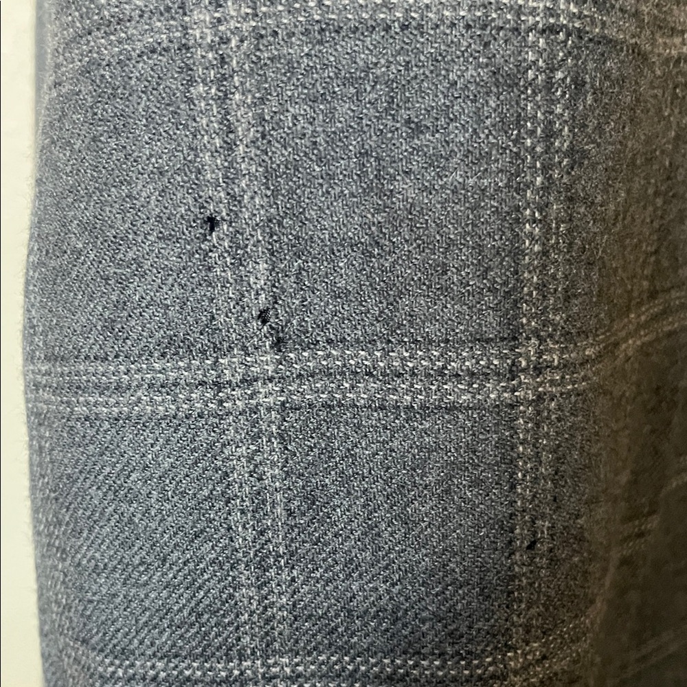 Oscar de la Renta Charcoal Plaid Blazer - Picture 3 of 14